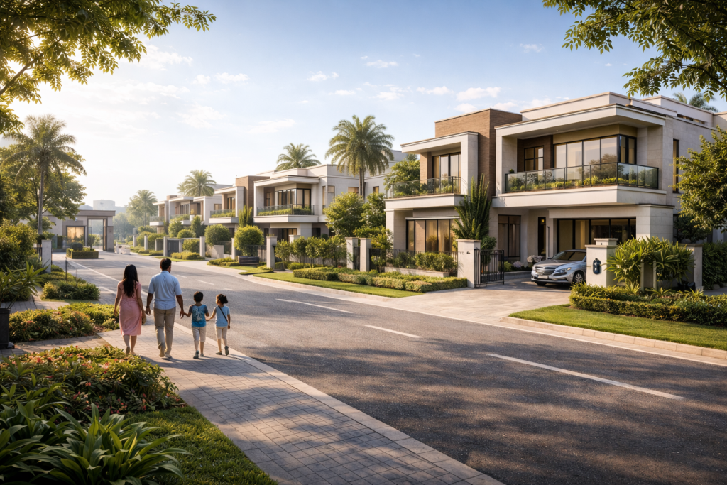 Newly built 5 and 10 marla houses in a safe Lahore housing society