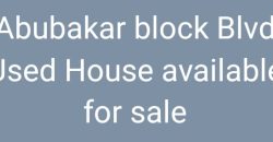 Used House for Sale Abubakar Block Boulevard – Bahria Phase 8