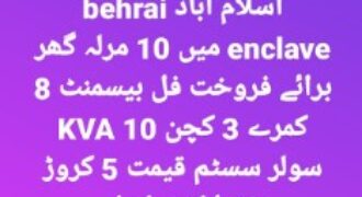 3 Bedroom Flat for Sale in Bahria Enclave Islamabad | 10 Marla Building Apartment